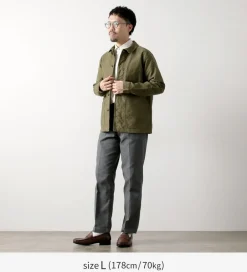 FOB FACTORY Trousers^/ F0538 STA-PREST wide pants lightgrey