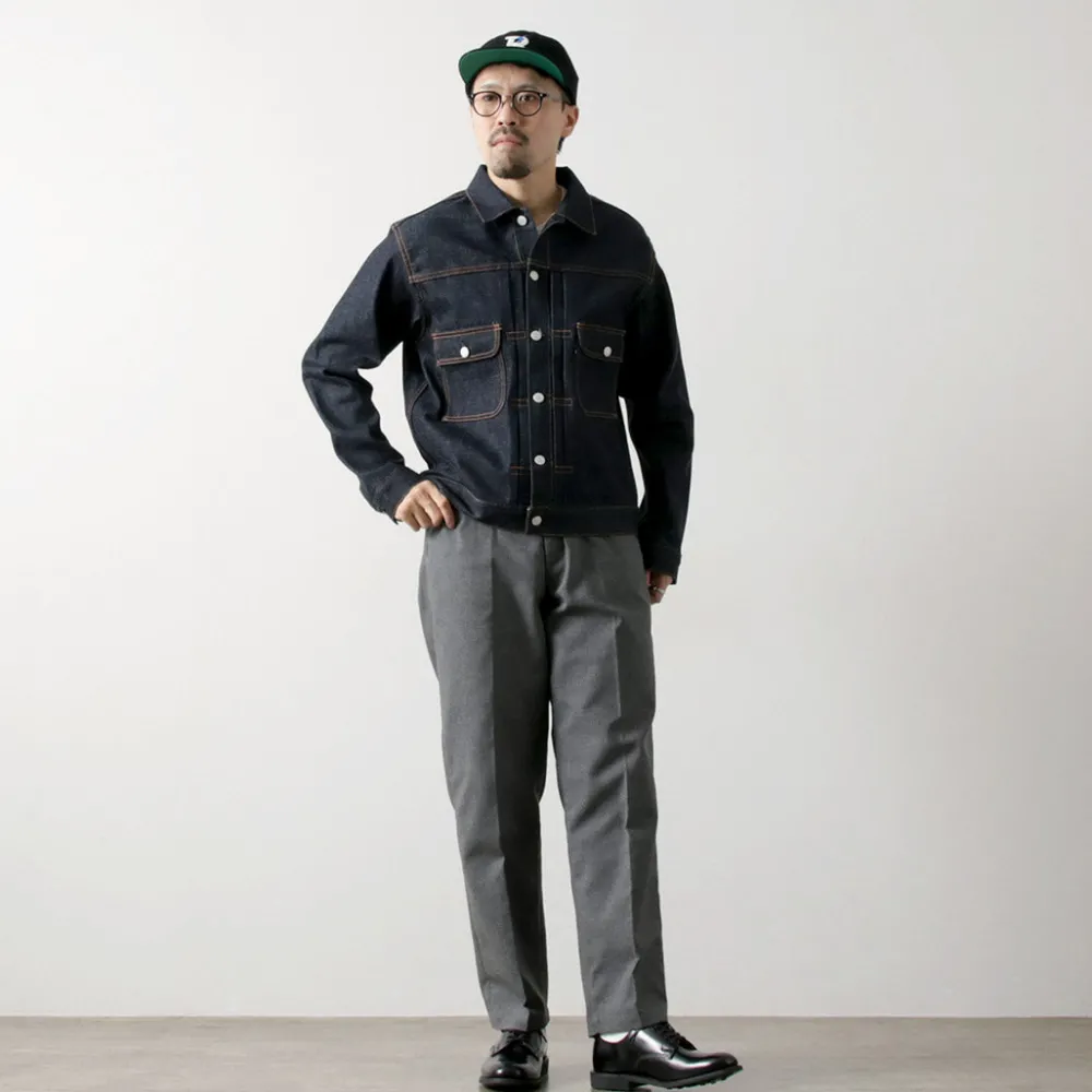 FOB FACTORY Trousers^/ F0538 STA-PREST wide pants lightgrey