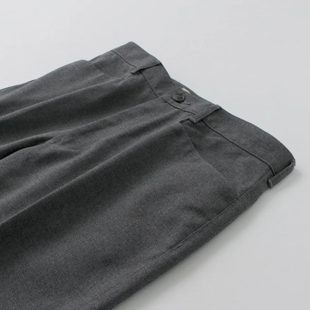 FOB FACTORY Trousers^/ F0538 STA-PREST wide pants lightgrey
