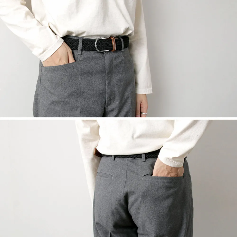 FOB FACTORY Trousers^/ F0538 STA-PREST wide pants lightgrey