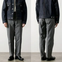 FOB FACTORY Trousers^/ F0538 STA-PREST wide pants lightgrey
