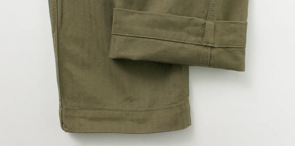 FOB FACTORY Work Pants & Chinos^/ F0522 Vat dye herringbone trouser