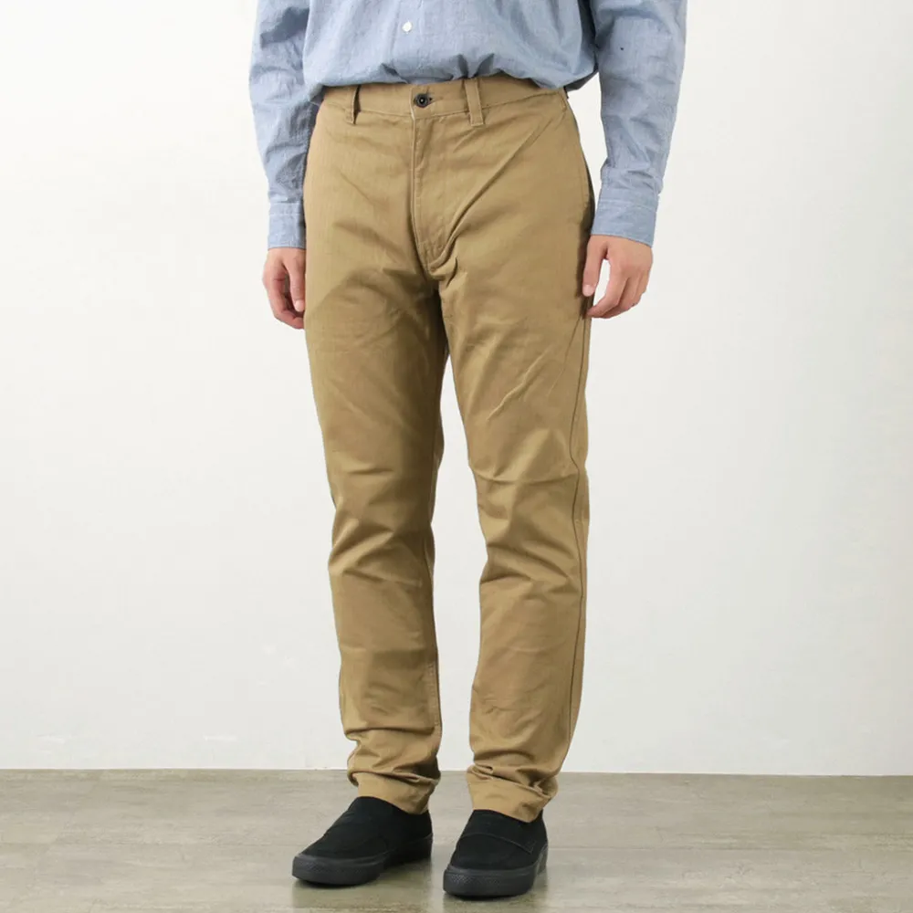 FOB FACTORY Work Pants & Chinos^/ F0522 Vat dye herringbone trouser