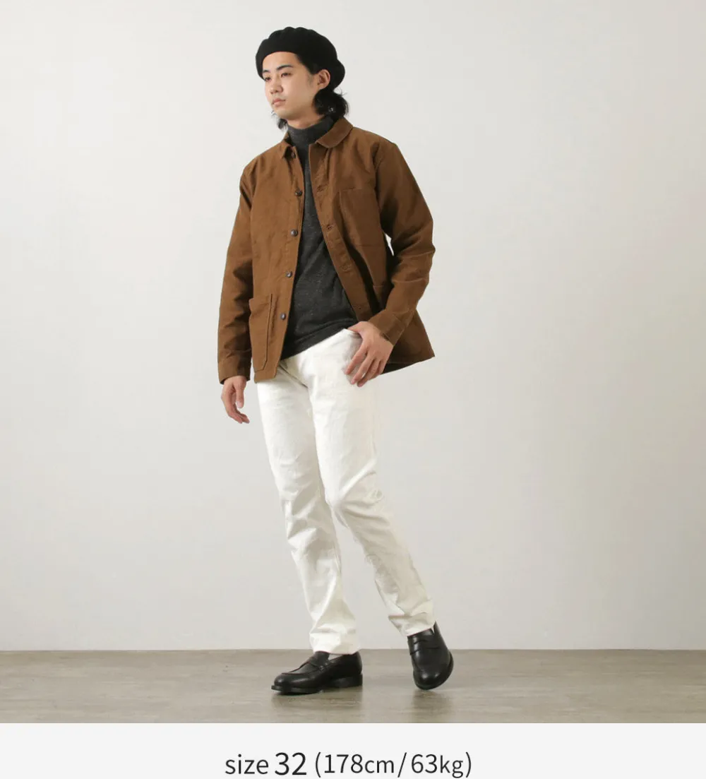 FOB FACTORY Jeans^/ F1153 Denim 60 Twill 5P white