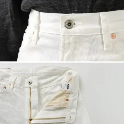FOB FACTORY Jeans^/ F1153 Denim 60 Twill 5P white