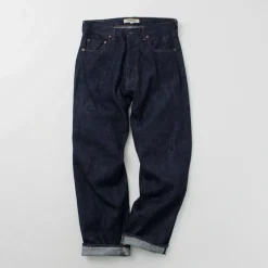 FOB FACTORY Jeans^/ F1147 Wide denim 5P pants indigo