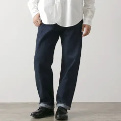 FOB FACTORY Jeans^/ F1147 Wide denim 5P pants indigo