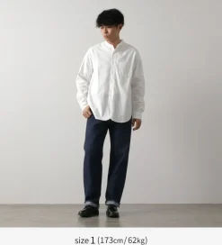 FOB FACTORY Jeans^/ F1147 Wide denim 5P pants indigo
