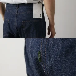 FOB FACTORY Jeans^/ F1147 Wide denim 5P pants indigo