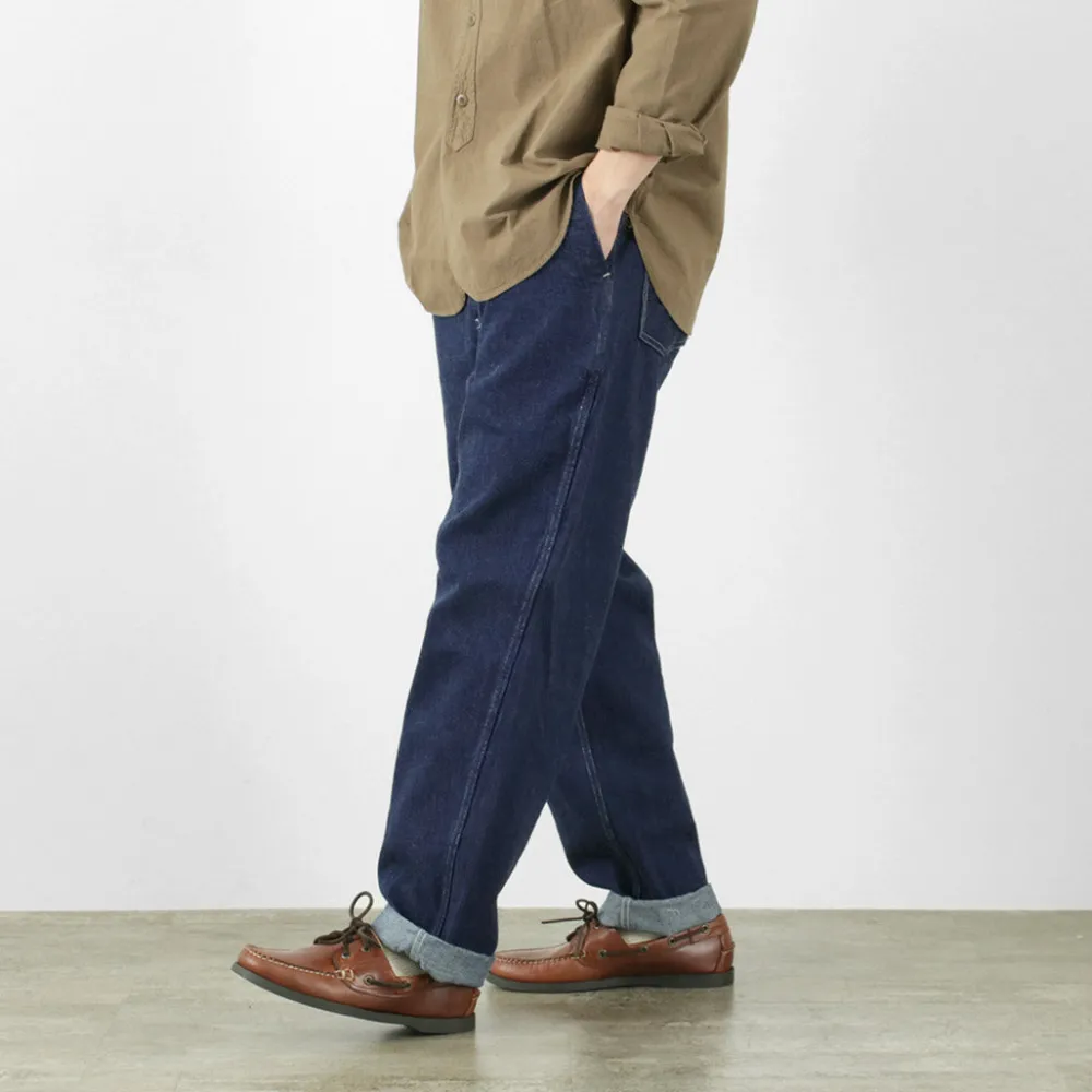 FOB FACTORY Jeans^/ F0511 WW2 Denim deck trousers One wash one-wash
