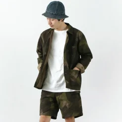 FOB FACTORY Jackets^/ FRC003 French Shirt Jacket camo