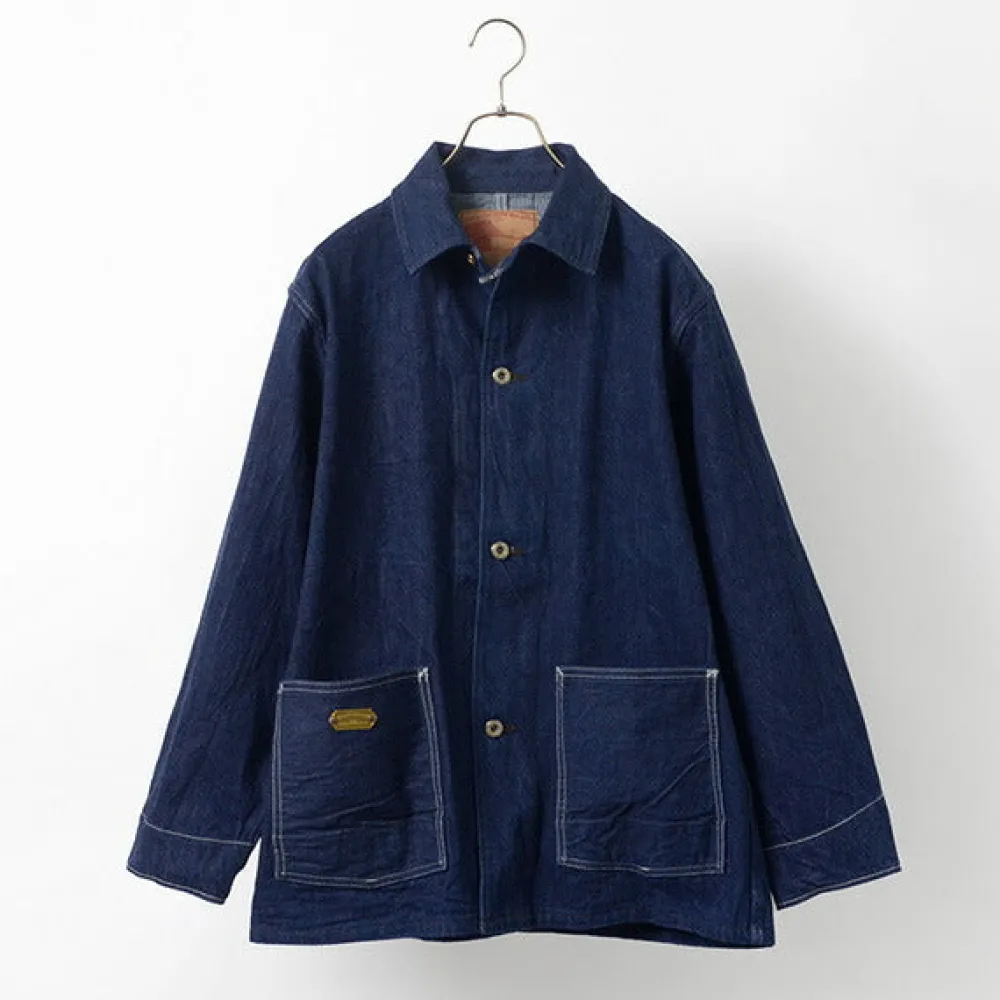 FOB FACTORY Jackets^/ F2417WW2 denim coveralls one-wash