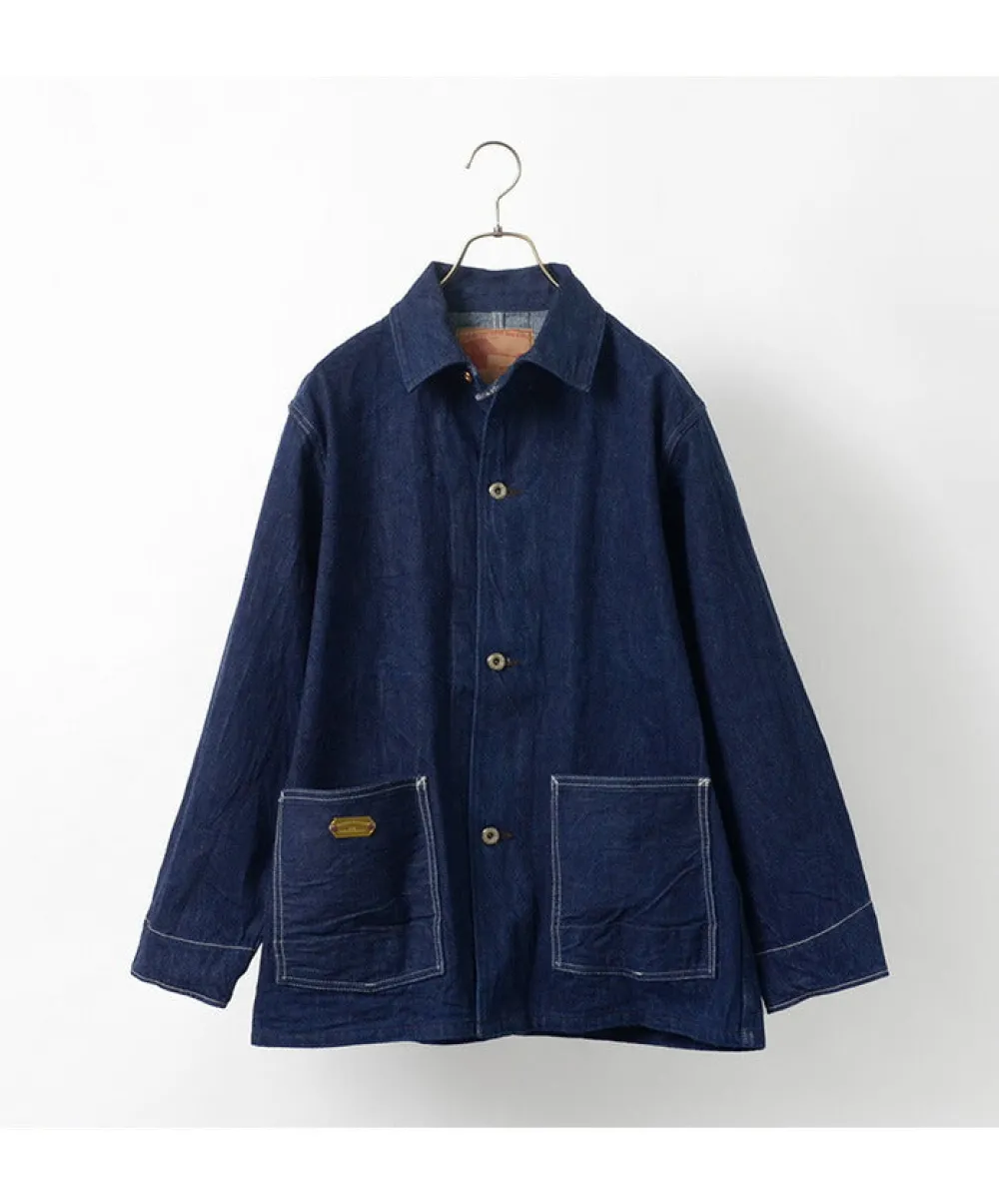 FOB FACTORY Jackets^/ F2417WW2 denim coveralls one-wash
