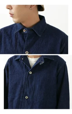 FOB FACTORY Jackets^/ F2417WW2 denim coveralls one-wash