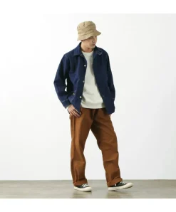 FOB FACTORY Jackets^/ F2417WW2 denim coveralls one-wash