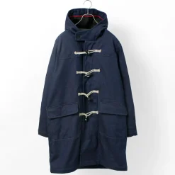 FOB FACTORY Coats^/ Indigo Duffle Coat one-wash