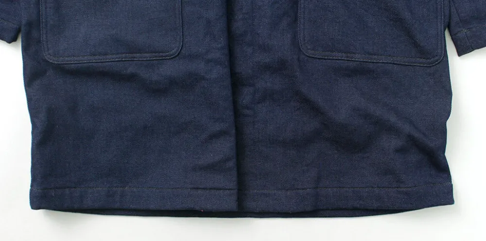 FOB FACTORY Coats^/ Indigo Duffle Coat one-wash