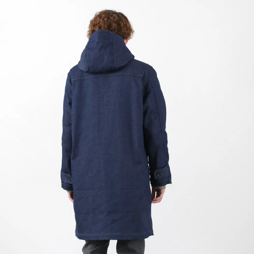 FOB FACTORY Coats^/ Indigo Duffle Coat one-wash
