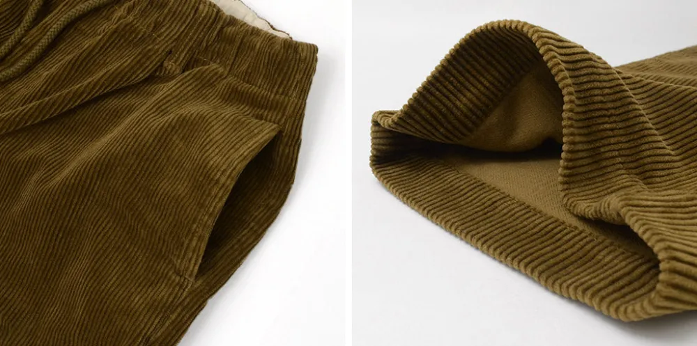 FOB FACTORY Trousers^/ Wide Well Corduroy Pants