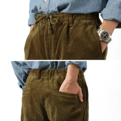 FOB FACTORY Trousers^/ Wide Well Corduroy Pants