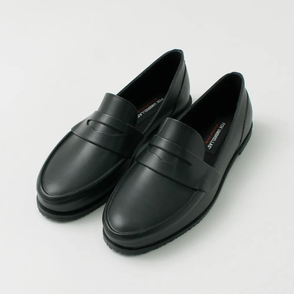 FOX UMBRELLAS Leather Shoes & Boots^/ Loafer Rain shoes black