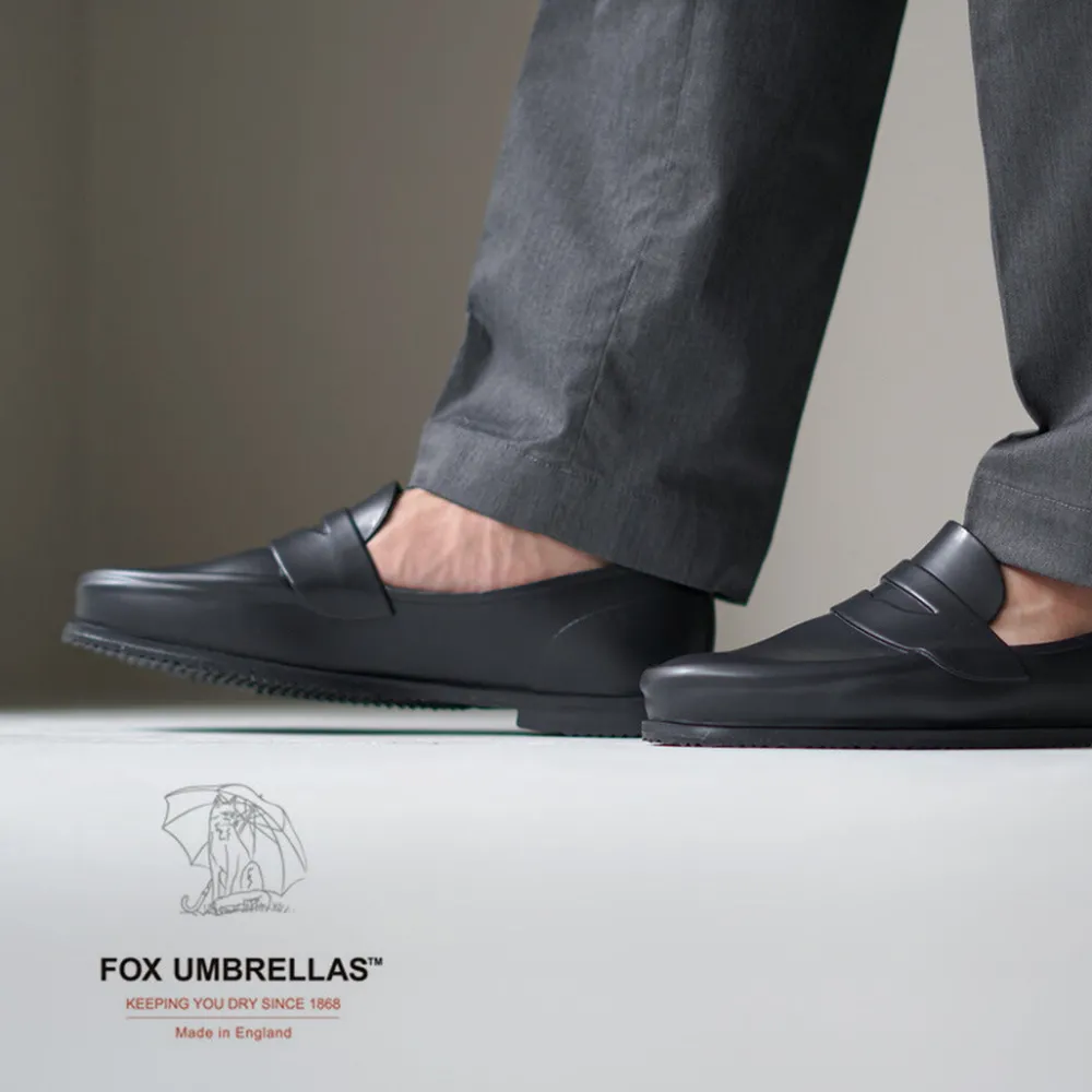 FOX UMBRELLAS Leather Shoes & Boots^/ Loafer Rain shoes black