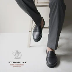 FOX UMBRELLAS Leather Shoes & Boots^/ Loafer Rain shoes black