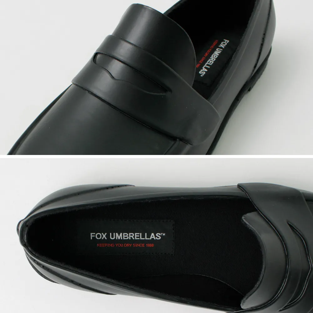 FOX UMBRELLAS Leather Shoes & Boots^/ Loafer Rain shoes black
