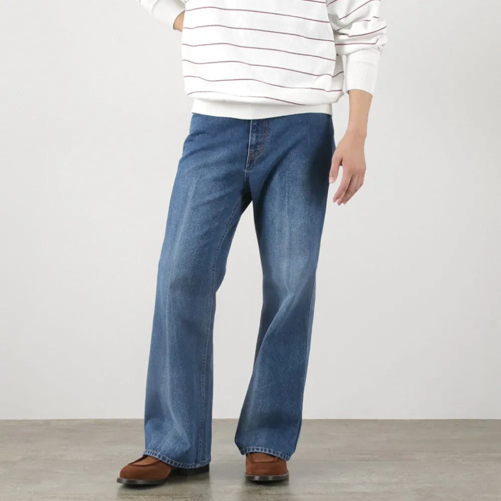 FREEMANS SPORTING CLUB Jeans^/ Francis Boots Cut Jeans Center Crease denim