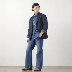FREEMANS SPORTING CLUB Shirts^/ Great Jones Denim Shirt blue