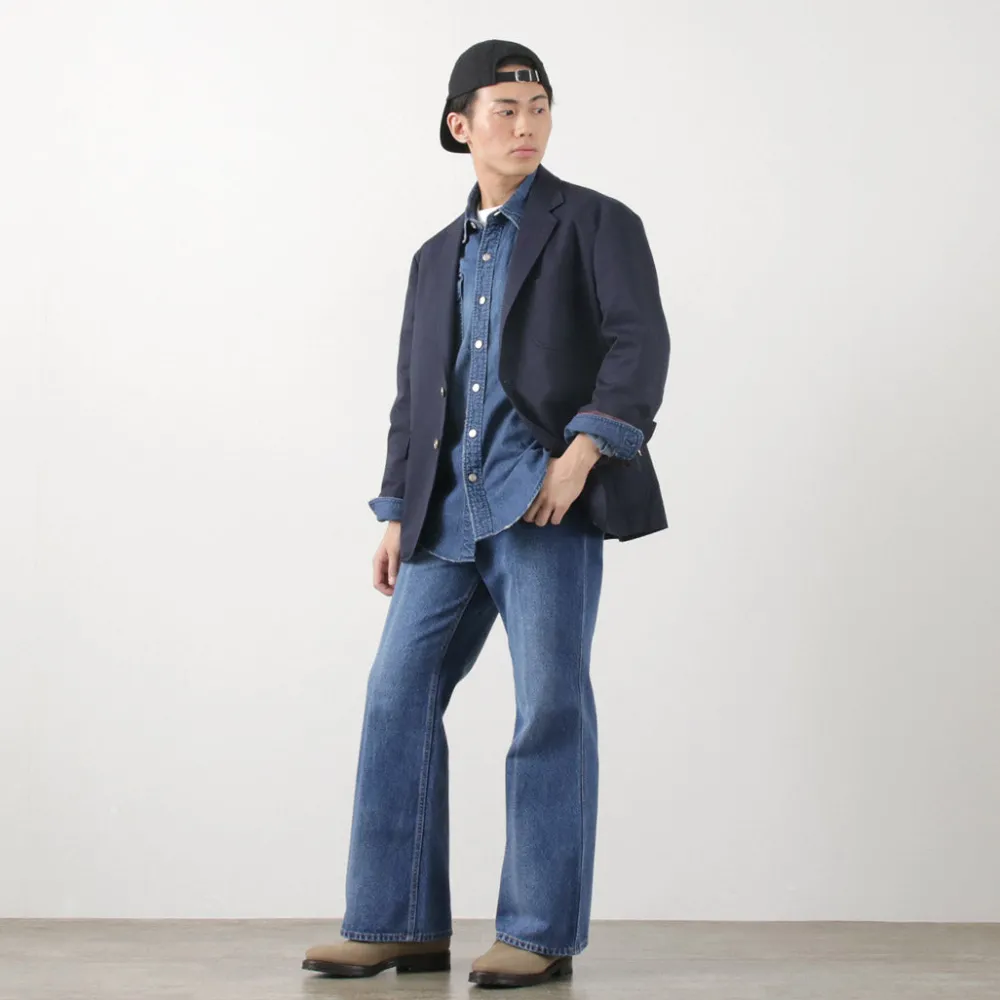FREEMANS SPORTING CLUB Shirts^/ Great Jones Denim Shirt blue