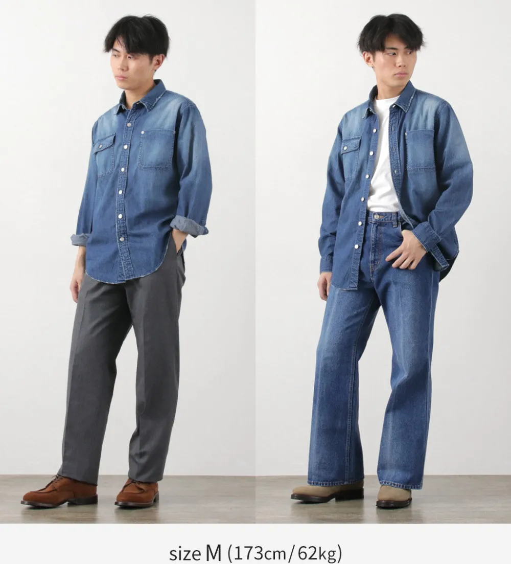 FREEMANS SPORTING CLUB Shirts^/ Great Jones Denim Shirt blue