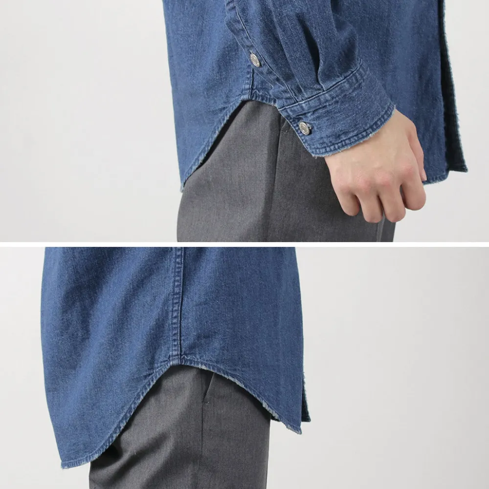 FREEMANS SPORTING CLUB Shirts^/ Great Jones Denim Shirt blue