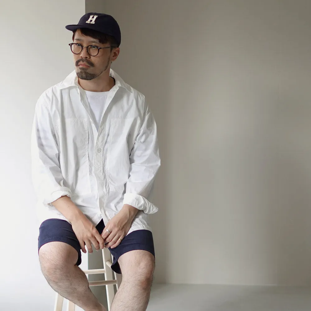 FUJITO Shirts^/ Army Shirt Cotton Broad