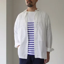 FUJITO Shirts^/ Army Shirt Cotton Broad