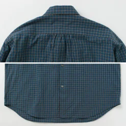 FUJITO Shirts^/ Big Size Shirt Small Check blue