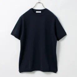 FUJITO Knits^/ Crew Neck Knit T-Shirt