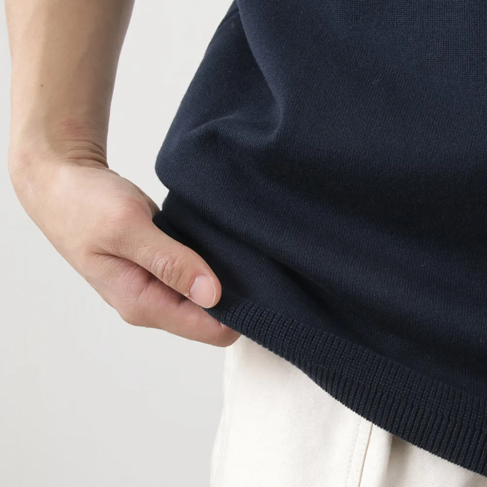 FUJITO Knits^/ Crew Neck Knit T-Shirt