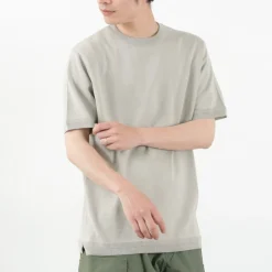 FUJITO Knits^/ Crew Neck Knit T-Shirt