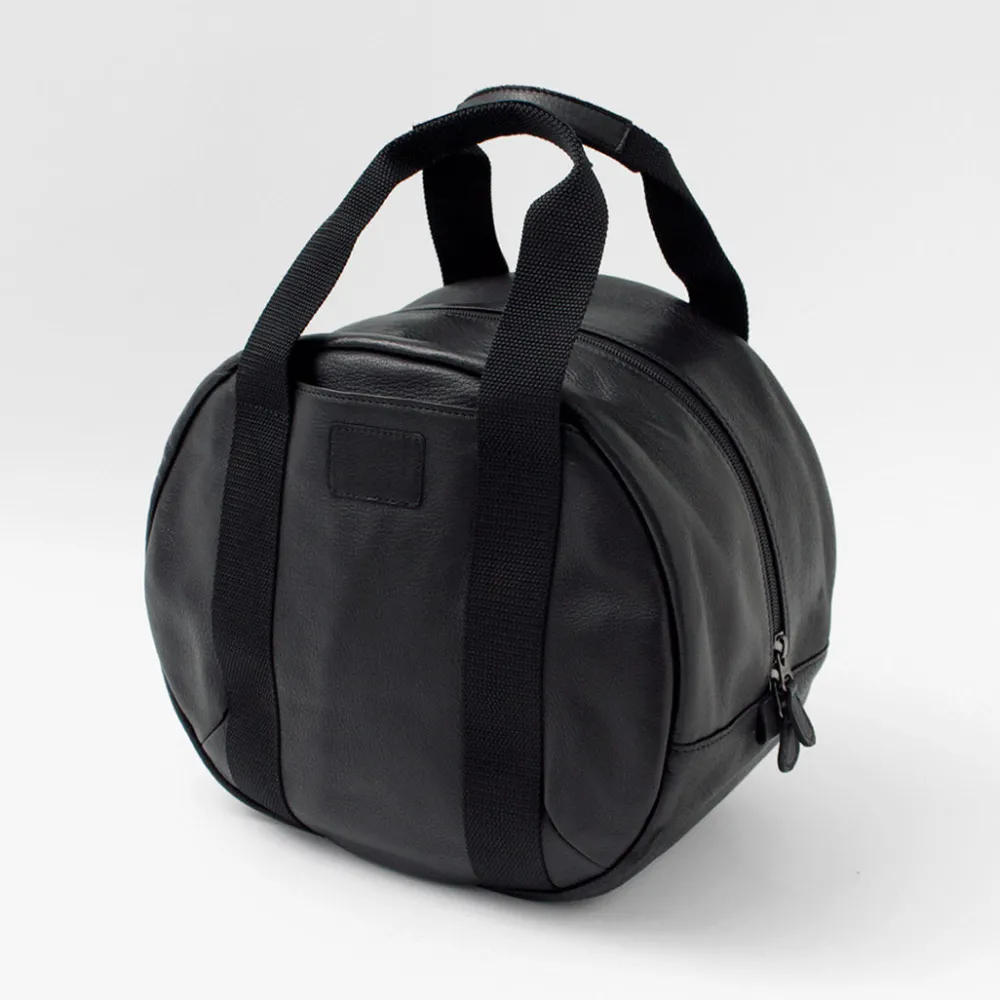 FUJITO Tote Bags^/ Leather Helmet Bag black