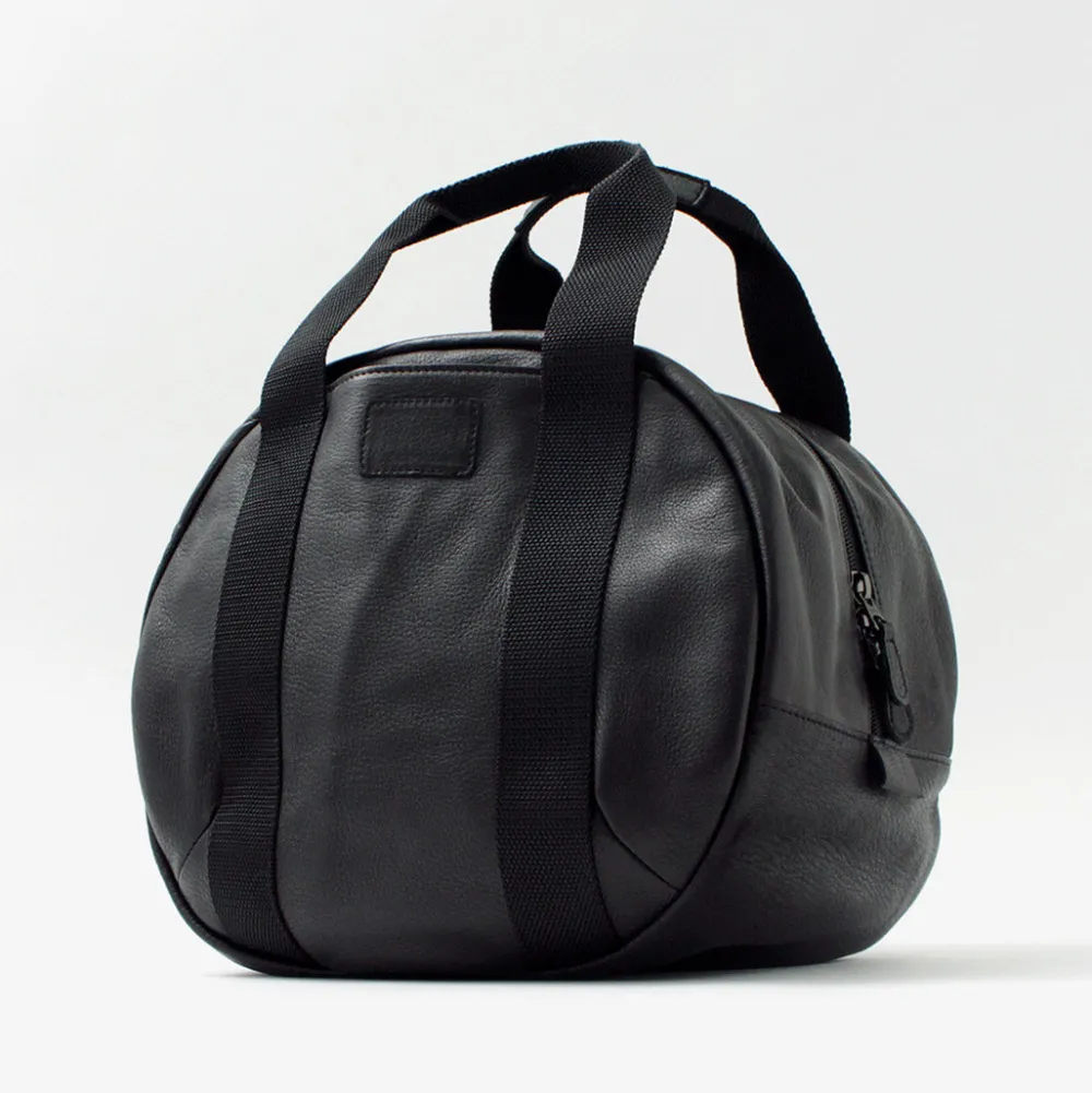 FUJITO Tote Bags^/ Leather Helmet Bag black