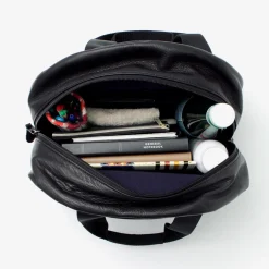 FUJITO Tote Bags^/ Leather Helmet Bag black