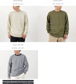 FUJITO Knits^/ Long Sleeve Knit T-Shirt
