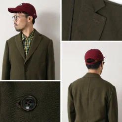 FUJITO Jackets^/ Naun 2B jacket Wool serge