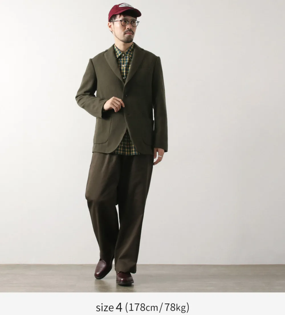 FUJITO Jackets^/ Naun 2B jacket Wool serge