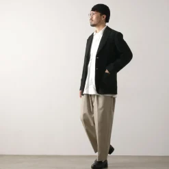 FUJITO Jackets^/ Naun 2B jacket Wool serge