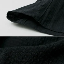 FUJITO Jackets^/ N.O.UN Jacket Cotton Linen Seersucker navy