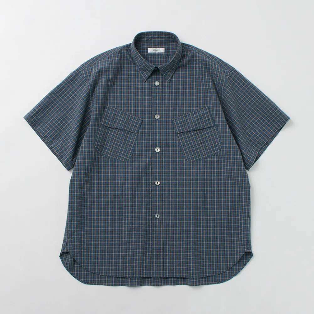 FUJITO Shirts^/ Short Sleeve Fatigue Shirt navy