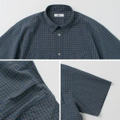 FUJITO Shirts^/ Short Sleeve Fatigue Shirt navy