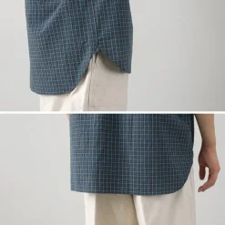 FUJITO Shirts^/ Short Sleeve Fatigue Shirt navy